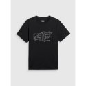 T-shirt regular z nadrukiem męski 4F 4FRSS26TTSHM3989-10S 4f