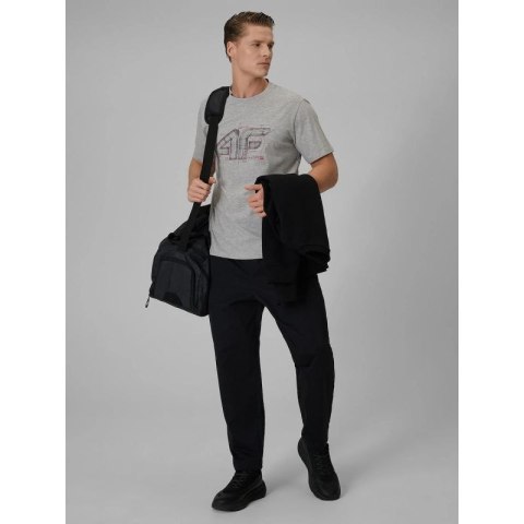 T-shirt regular z nadrukiem męski 4F 4FRSS26TTSHM3989-10S 4f
