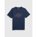 T-shirt regular z nadrukiem męski 4F 4FRSS26TTSHM3989-10S 4f