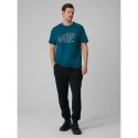 T-shirt regular z nadrukiem męski 4F 4FRSS26TTSHM3989-10S 4f