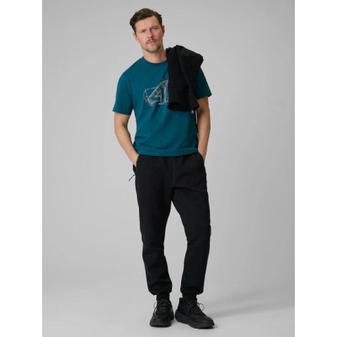 T-shirt regular z nadrukiem męski 4F 4FRSS26TTSHM3989-10S 4f