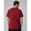 T-shirt regular z nadrukiem męski 4F 4FRSS26TTSHM3989-10S 4f