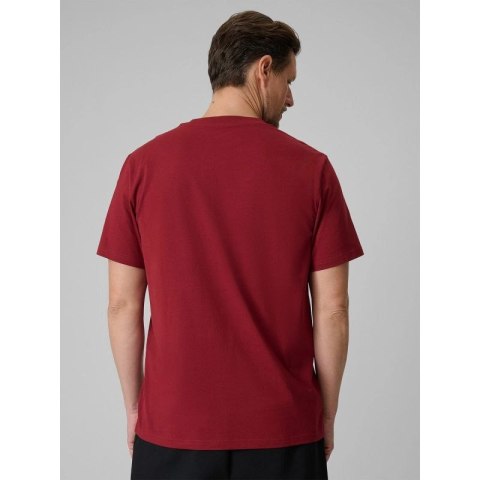 T-shirt regular z nadrukiem męski 4F 4FRSS26TTSHM3989-10S 4f
