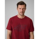 T-shirt regular z nadrukiem męski 4F 4FRSS26TTSHM3989-10S 4f