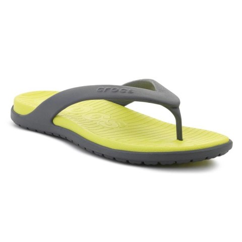 CROCS COAST FLIP SLATE GREY/CITRUS 212035-0GG Crocs