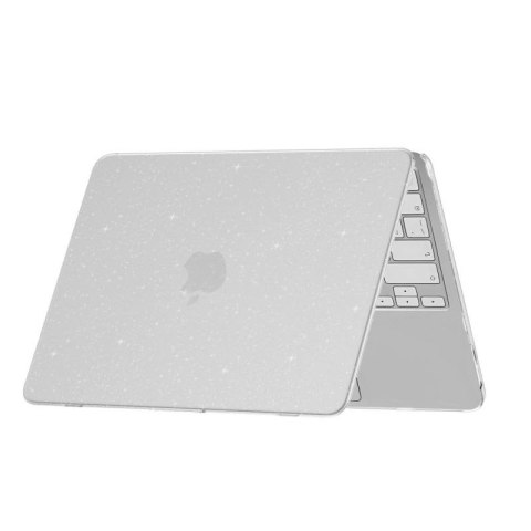 Etui Tech-Protect SmartShell na MacBook Neo 13" 2026 -przezroczysto-brokatowe Tech-Protect