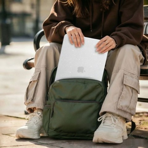 Etui Tech-Protect SmartShell na MacBook Neo 13" 2026 -przezroczysto-brokatowe Tech-Protect