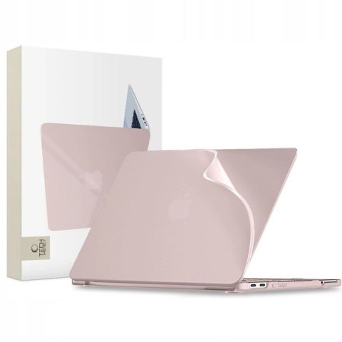 Etui Tech-Protect Softshell na MacBook 13" 2026 - różowe matowe Tech-Protect