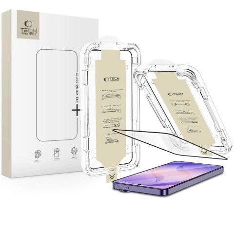 Szkło antyrefleksyjne Tech-Protect Quick Set AR+ na Samsung Galaxy S26 Ultra - czarne Tech-Protect