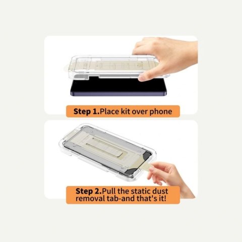 Szkło antyrefleksyjne Tech-Protect Quick Set AR+ na Samsung Galaxy S26 Ultra - czarne Tech-Protect