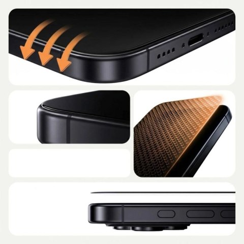 Szkło antyrefleksyjne Tech-Protect Quick Set AR+ na Samsung Galaxy S26 + - czarne Tech-Protect