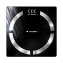 Waga łazienkowa Wozinsky WIWL-30 inteligentna Bluetooth - czarna