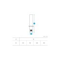 Czarny pas do Taekwondo Fighter 4.5cm | MOOTO