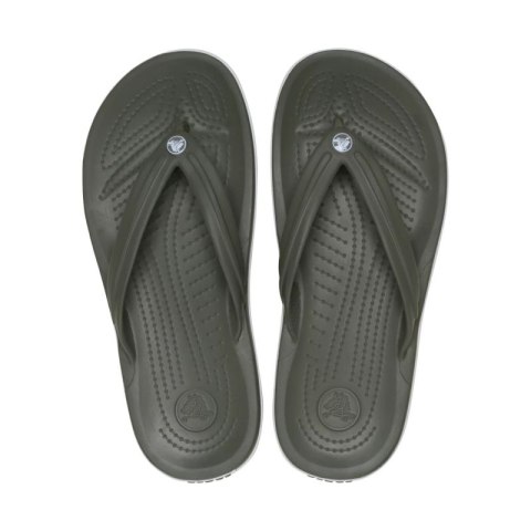 Klapki Crocs Crocband Flip oliwkowe 11033 3J5 Crocs