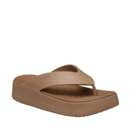Klapki damskie Crocs Getaway Platform Flip brązowe 209410 2JJ Crocs