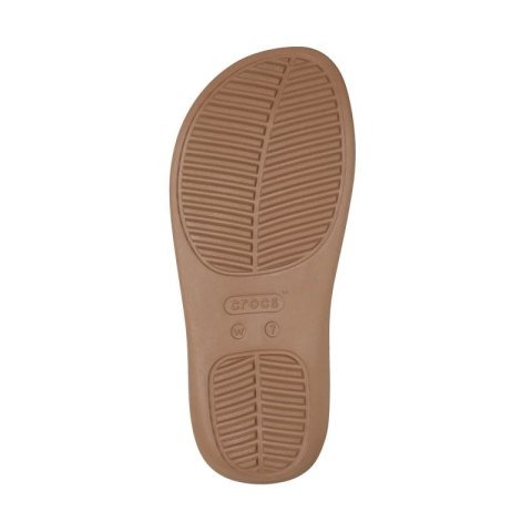 Klapki damskie Crocs Getaway Platform Flip brązowe 209410 2JJ Crocs