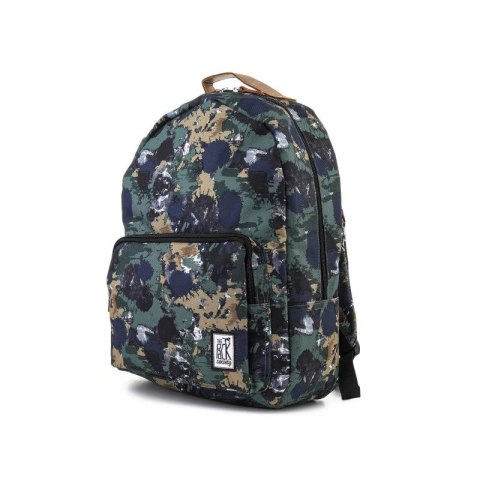 PLECAK THE SOCIETY PACK XCLASSIC BACKPACK GREEN CAMO ALLOVER 181CPR702-74 The Pack Society