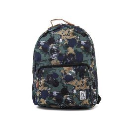 PLECAK THE SOCIETY PACK XCLASSIC BACKPACK GREEN CAMO ALLOVER 181CPR702-74 The Pack Society