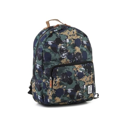 PLECAK THE SOCIETY PACK XCLASSIC BACKPACK GREEN CAMO ALLOVER 181CPR702-74 The Pack Society