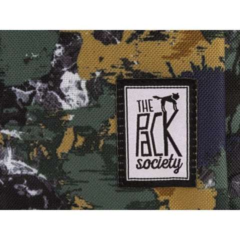 PLECAK THE SOCIETY PACK XCLASSIC BACKPACK GREEN CAMO ALLOVER 181CPR702-74 The Pack Society