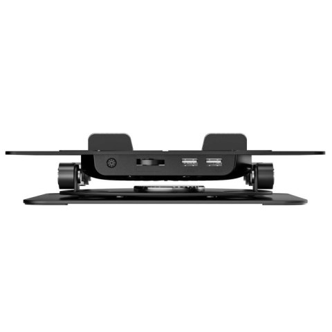 Podstawka Wozinsky WDCX-X16-AS CoolBase RGB chłodząca z obrotem 360° pod laptopa i tablet - czarna Wozinsky