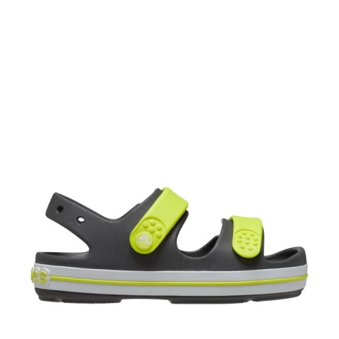 Sandały dla dzieci Crocs Crocband Cruiser grafitowo-żółte 209423 1NJ Crocs
