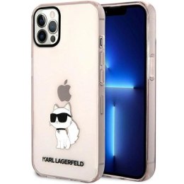 Etui Karl Lagerfeld Choupette Collection na iPhone 12 / 12 Pro - różowe Karl Lagerfeld