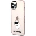 Etui Karl Lagerfeld Choupette Collection na iPhone 12 / 12 Pro - różowe Karl Lagerfeld