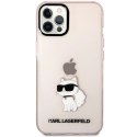 Etui Karl Lagerfeld Choupette Collection na iPhone 12 / 12 Pro - różowe Karl Lagerfeld