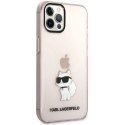 Etui Karl Lagerfeld Choupette Collection na iPhone 12 / 12 Pro - różowe Karl Lagerfeld