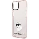 Etui Karl Lagerfeld Choupette Collection na iPhone 12 / 12 Pro - różowe Karl Lagerfeld