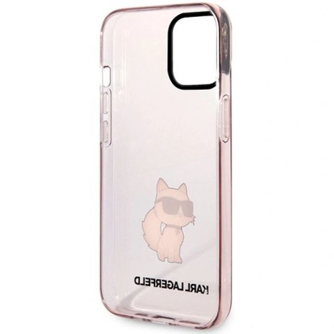 Etui Karl Lagerfeld Choupette Collection na iPhone 12 / 12 Pro - różowe Karl Lagerfeld