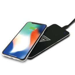 Ładowarka indukcyjna Guess Traingle Logo na telefon - czarna Guess