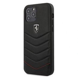 Etui Ferrari Off Track Quilted na iPhone 12 / 12 Pro - czarne Ferrari