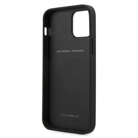 Etui Ferrari Off Track Quilted na iPhone 12 / 12 Pro - czarne Ferrari
