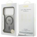Etui Guess IML Gradient Triangle Logo MagSafe na iPhone 17 Pro Max - czarne Guess