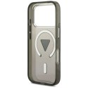 Etui Guess IML Gradient Triangle Logo MagSafe na iPhone 17 Pro - czarne Guess