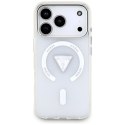 Etui Guess IML Gradient Triangle Logo MagSafe na iPhone 17 Pro - przezroczyste Guess