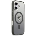 Etui Guess IML Gradient Triangle Logo MagSafe na iPhone 17 - czarne Guess