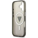 Etui Guess IML Gradient Triangle Logo MagSafe na iPhone 17 - czarne Guess