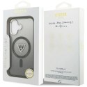 Etui Guess IML Gradient Triangle Logo MagSafe na iPhone 17 - czarne Guess