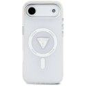 Etui Guess IML Gradient Triangle Logo MagSafe na iPhone Air - przezroczyste Guess