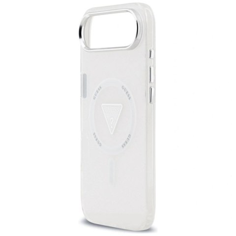 Etui Guess IML Gradient Triangle Logo MagSafe na iPhone Air - przezroczyste Guess