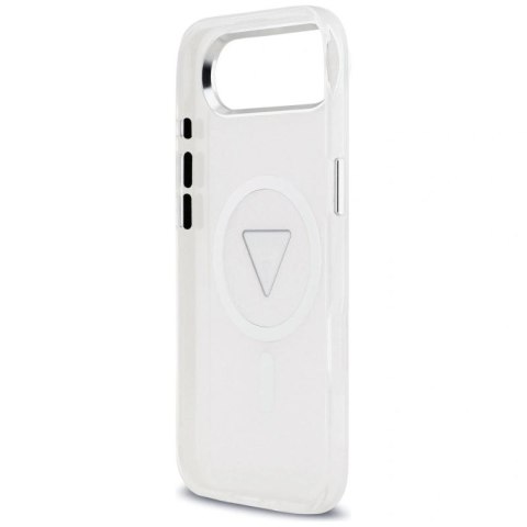 Etui Guess IML Gradient Triangle Logo MagSafe na iPhone Air - przezroczyste Guess
