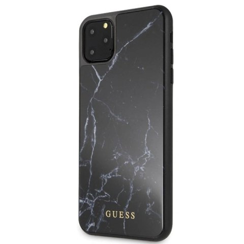 Etui Guess Marble na iPhone 11 Pro Max - czarne Guess