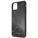 Etui Guess Marble na iPhone 11 Pro Max - czarne Guess