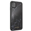 Etui Guess Marble na iPhone 11 Pro Max - czarne Guess