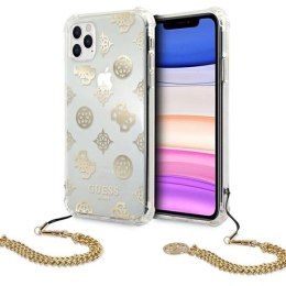 Etui Guess Peony Chain Collection na iPhone 11 Pro - złote Guess