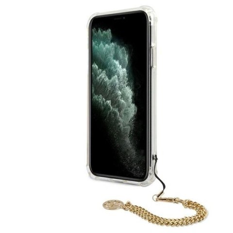 Etui Guess Peony Chain Collection na iPhone 11 Pro - złote Guess