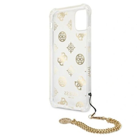 Etui Guess Peony Chain Collection na iPhone 11 Pro - złote Guess